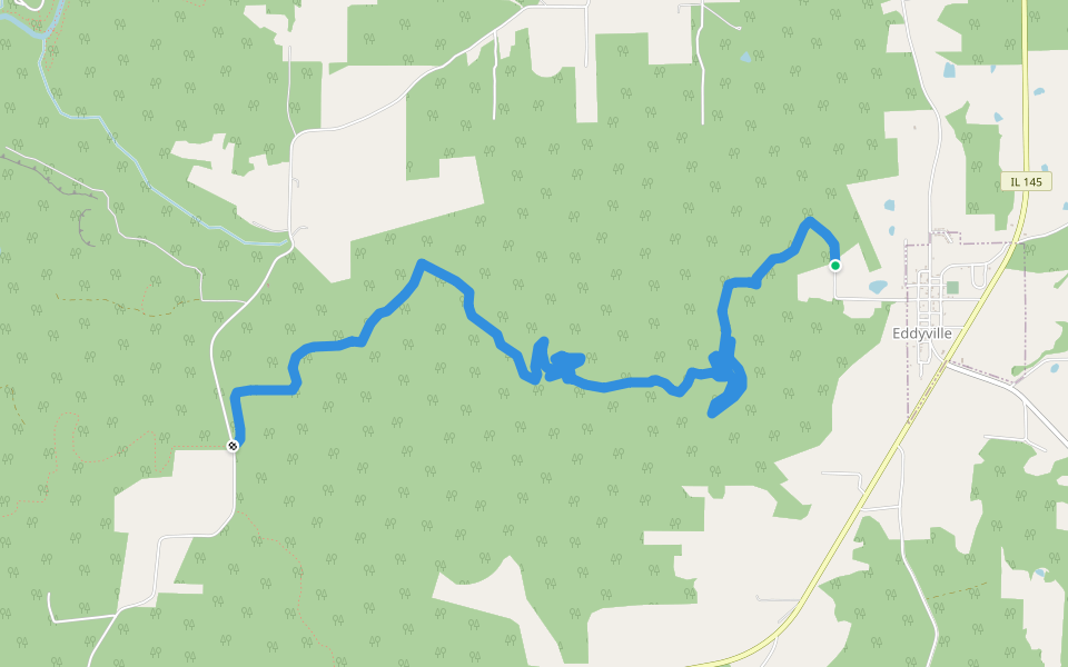 r2r guess 14 walking route map in Eddyville