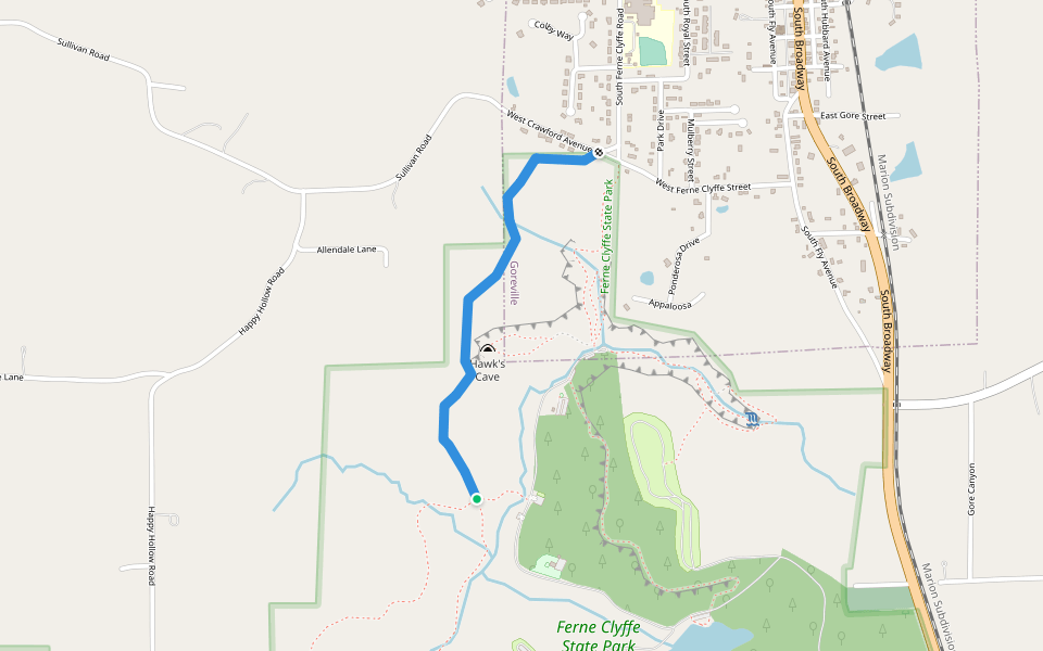 r2r guess 26 walking route map in Goreville