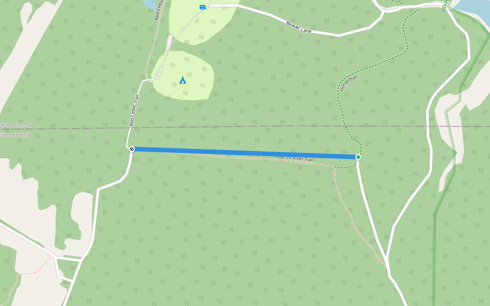 r2r guess 32 walking route map in Cobden