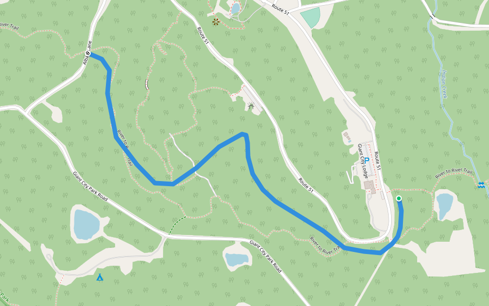 r2r guess 34 walking route map in Makanda