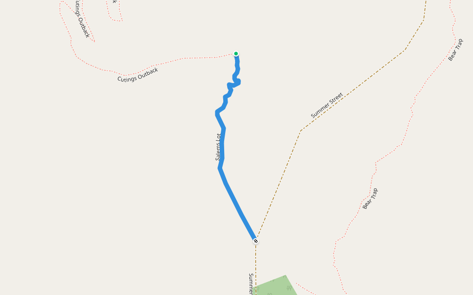 Salems Lot walking route map in Newport