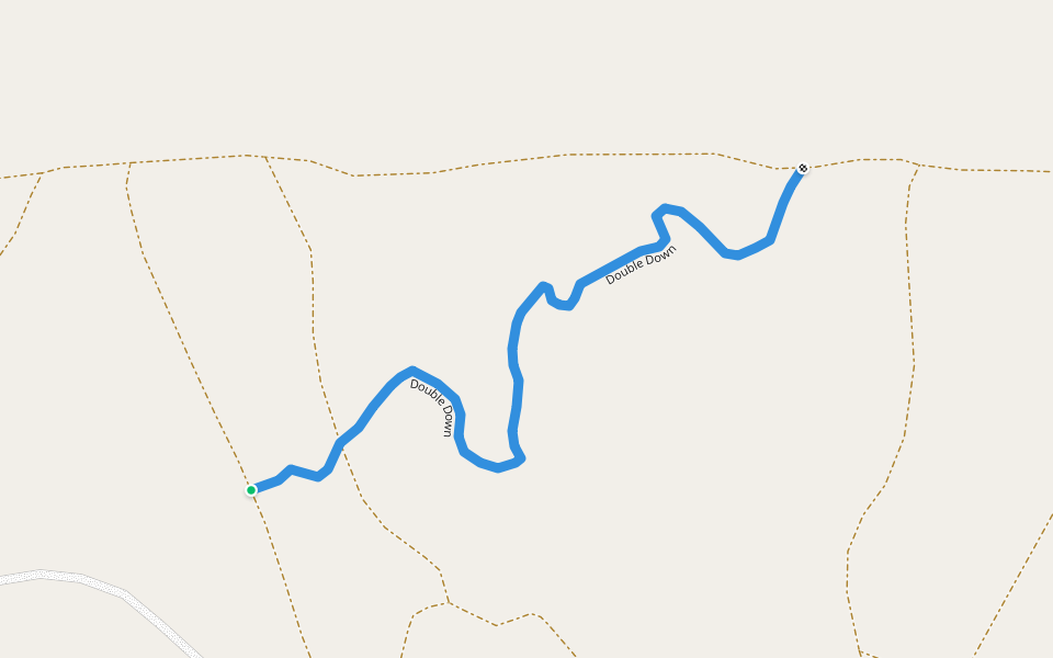 Double Down walking route map in Wishart