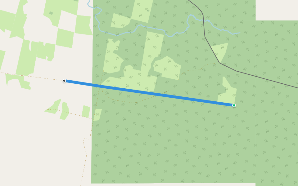 кв walking route map in Kpushinovo