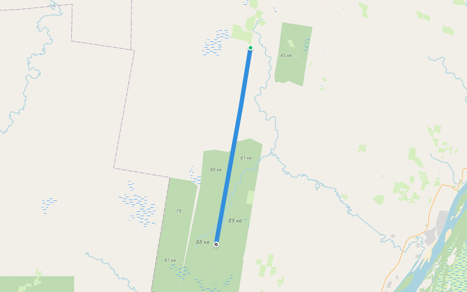 кв ? walking route map in Anfalovskaya