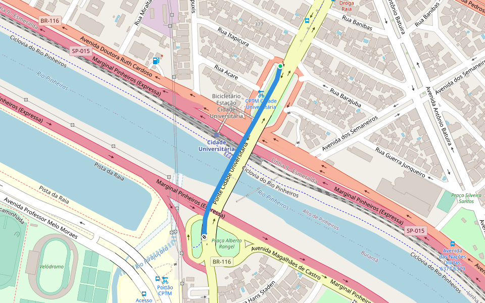 Passarela de Pedestres da Ponte Cidade Universitária