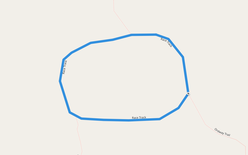 Race Track walking route map in Berne