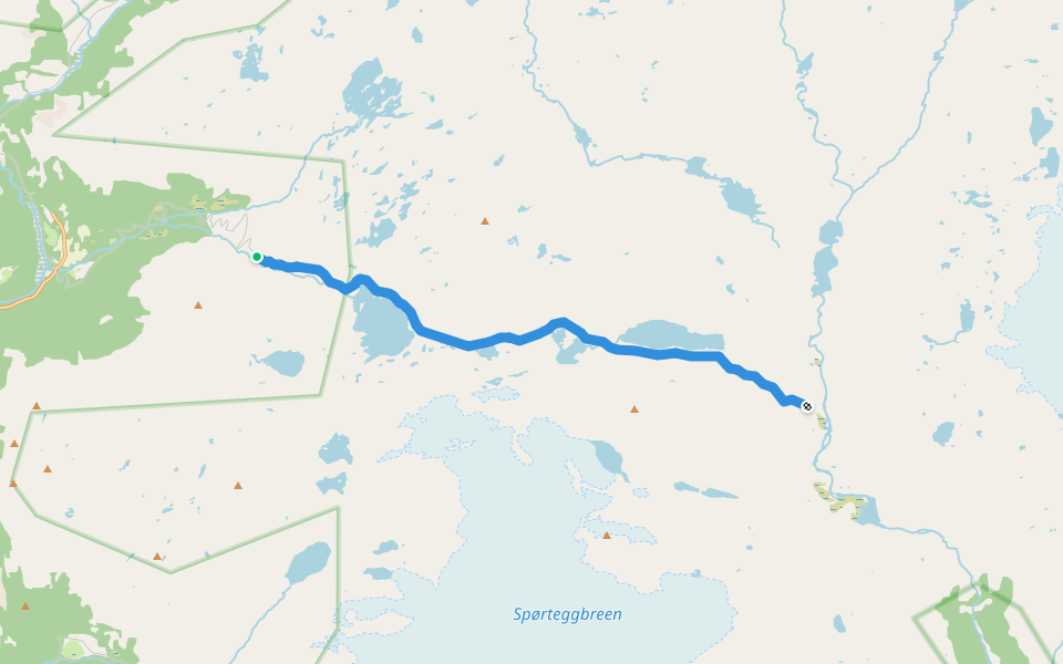bre20 walking route map in Mjolver