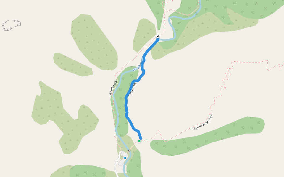 Nature Trail walking route map in Mount Somers