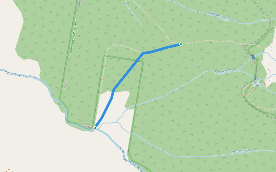 Commando Track walking route map in Darlington