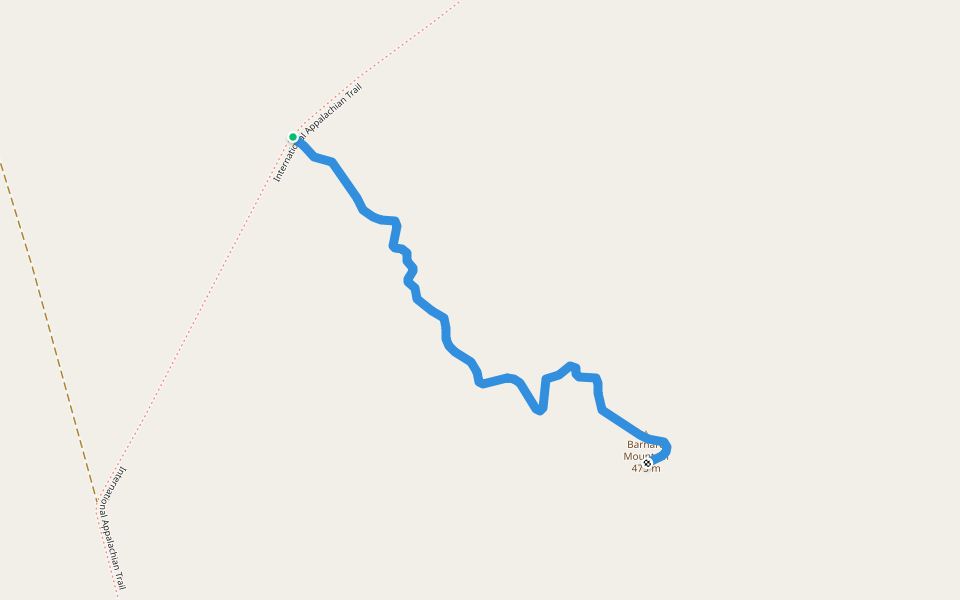 Barnard Mountain Trail Hiking LONG A Township, Maine Pacer