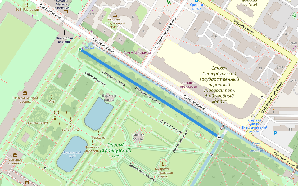 Лебединая аллея