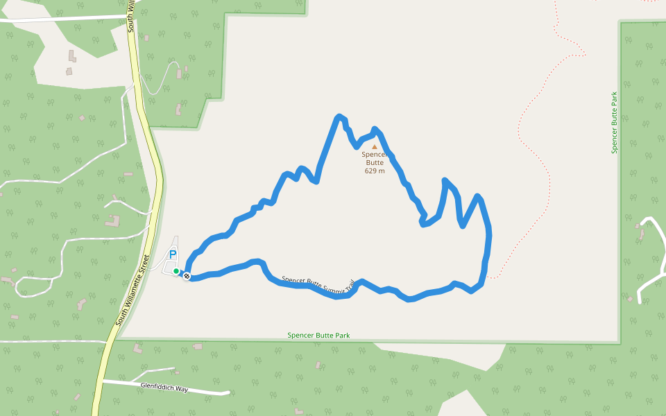 Spencer Butte Summit Trail
