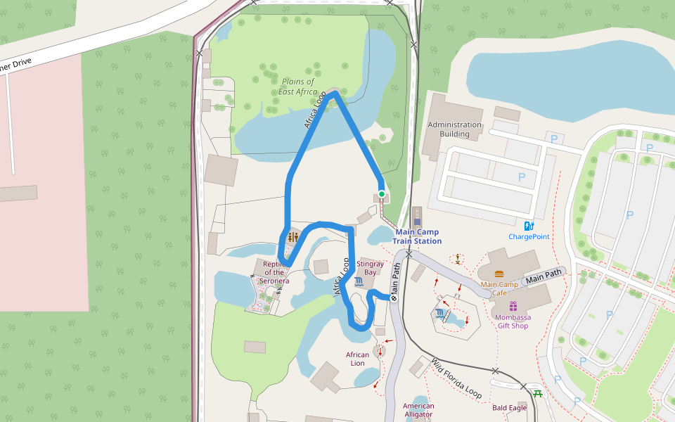 Africa Loop Walking And Running Trail Jacksonville, Florida Pacer