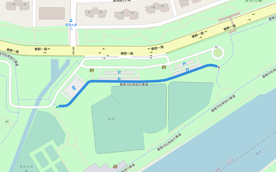 基隆河右岸自行車道