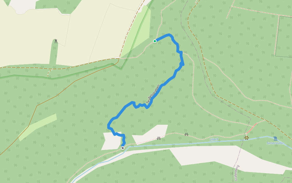 Teufelsgraben Wander und Laufweg Bayern Pacer