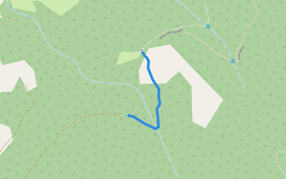 alter Weg / evtl. nicht mehr sichtbar walking route map in Escholzmatt-Marbach