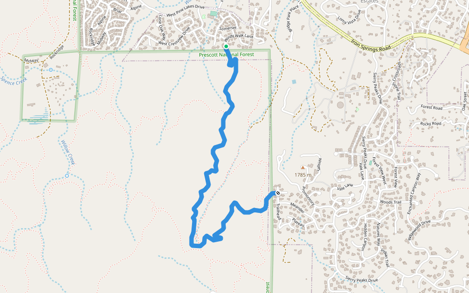 317 Ridge Top Hiking Trail Iron Springs, Arizona Pacer