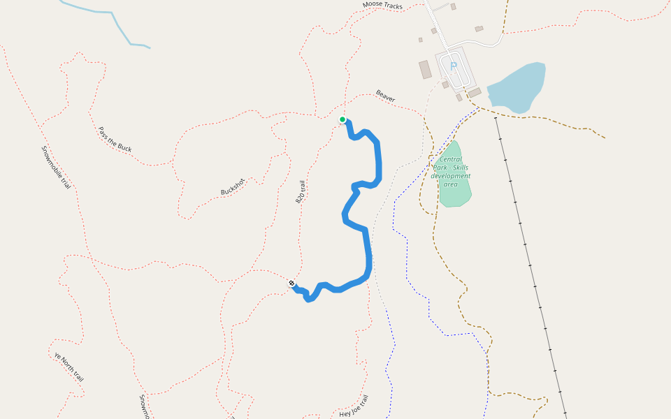 Doctors Orders trail walking route map in Northfield
