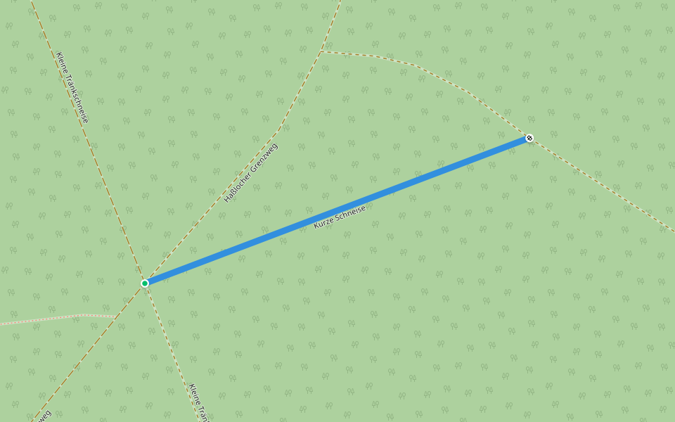 Kurze Schneise walking route map in Rüsselsheim am Main
