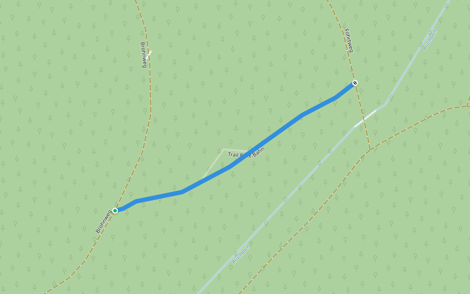 Trail BMX-Bahn walking route map in Wennigsen (Deister)