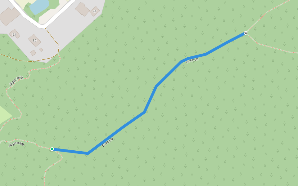 Eichholz walking route map in Treffen am Ossiacher See
