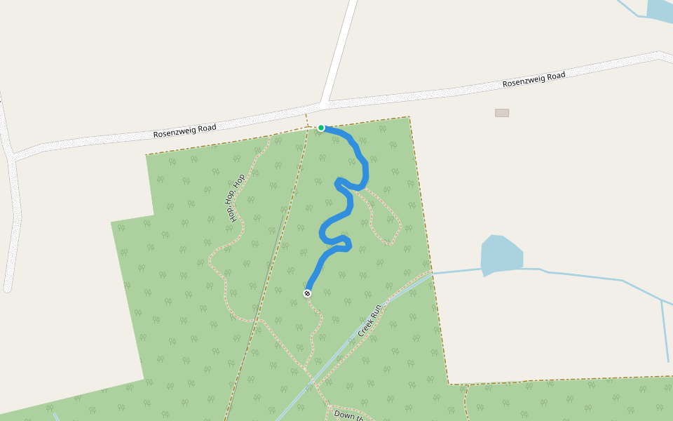 Down The Rabbit Hole / See the Light walking route map in Williamstown