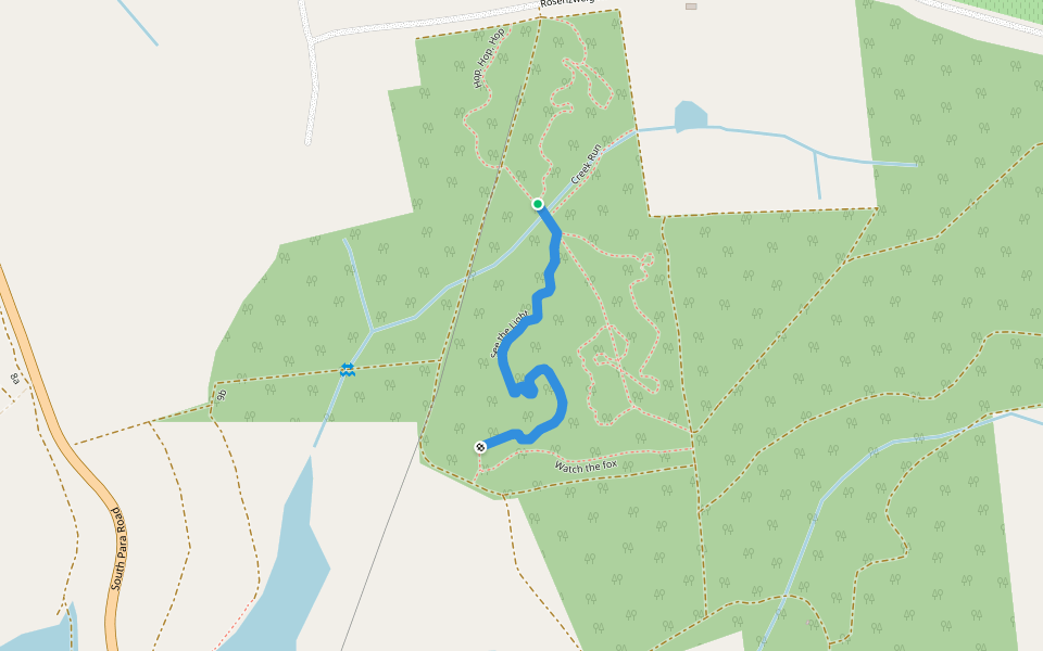 See the Light walking route map in Williamstown
