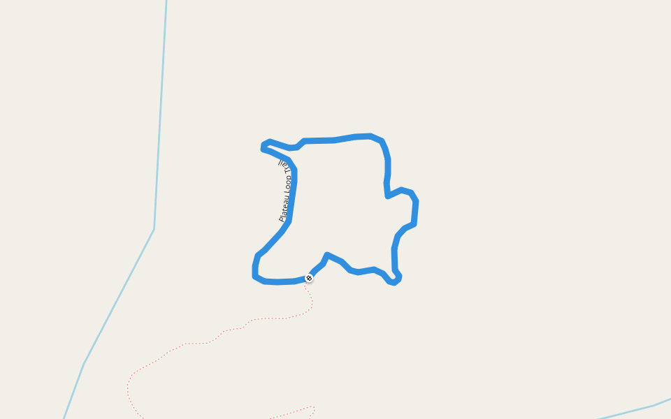 Plateau Loop Trail walking route map in Seabeck