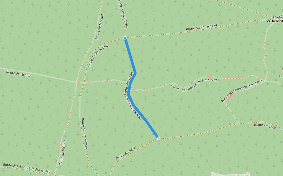 Route des Buttes de Fontainebleau