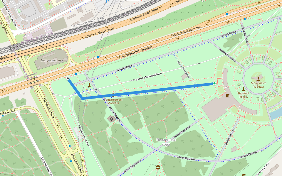 аллея Защитников Москвы