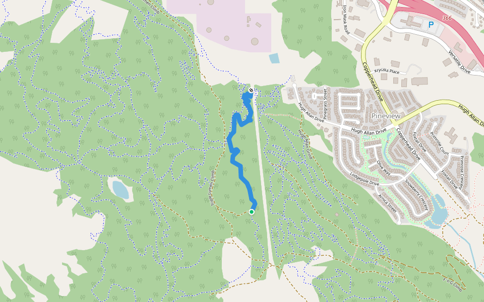 Boot Chute Hiking Trail Kamloops, British Columbia Pacer