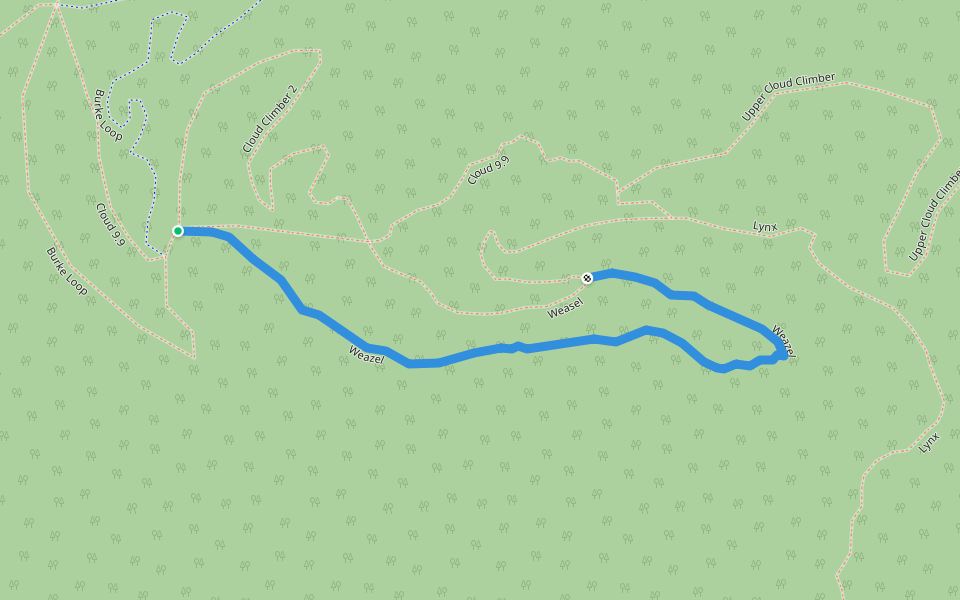 Weazel walking route map in West Windsor