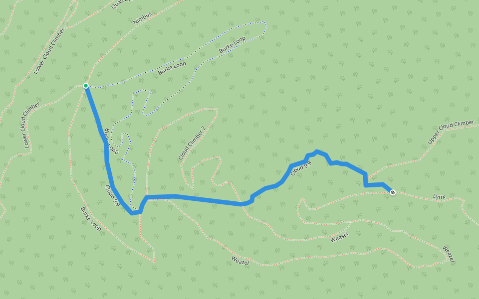 Cloud 9.9 walking route map in West Windsor