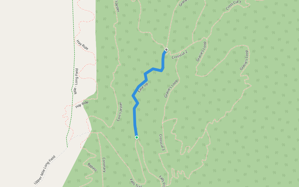 Ease Up walking route map in West Windsor