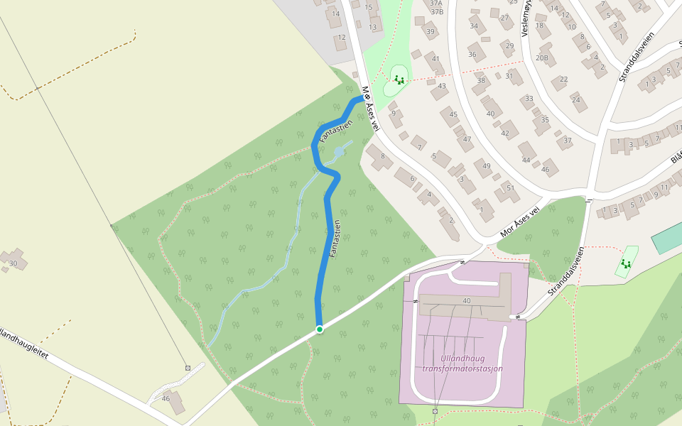 Fantastien walking route map in Stavanger