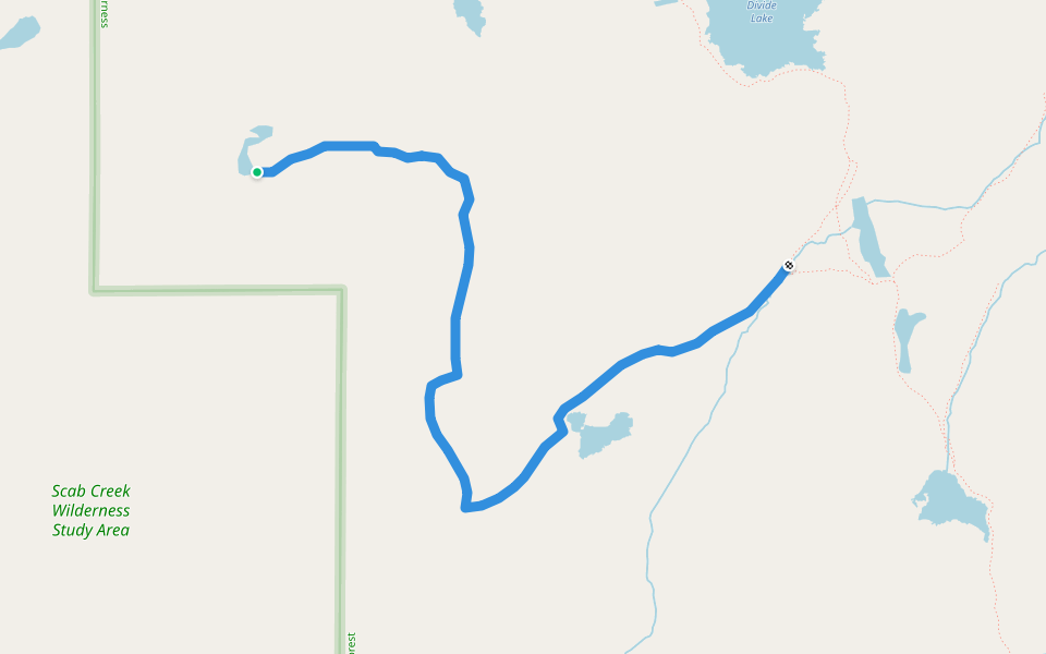 Sage Trail walking route map in Boulder