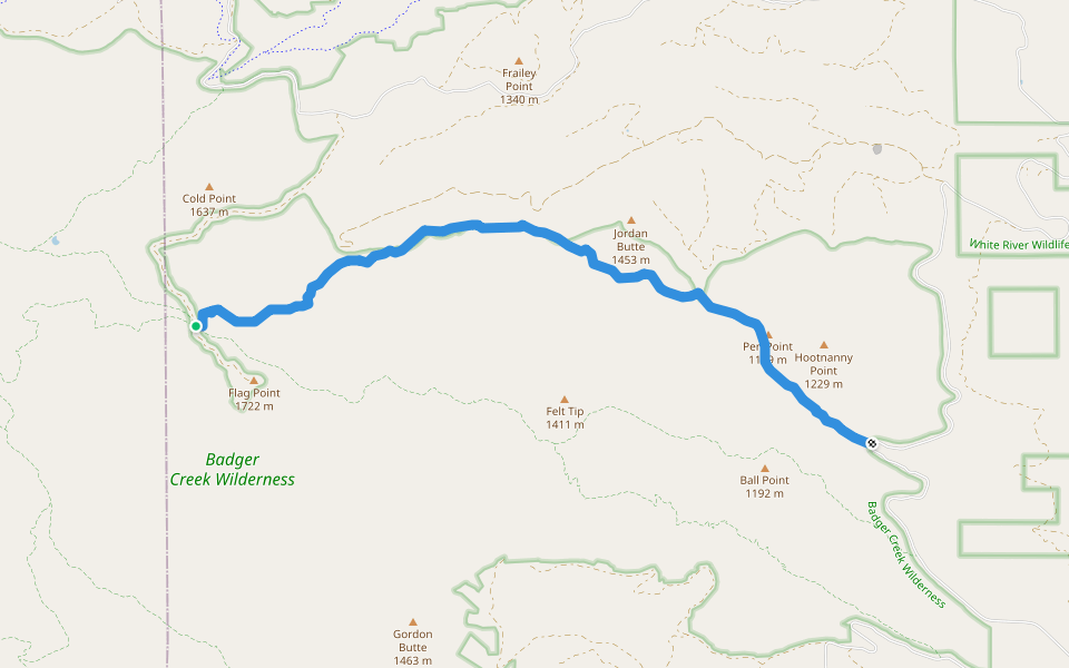 Tygh Creek Trail 460 Hiking Tygh Valley, Oregon Pacer