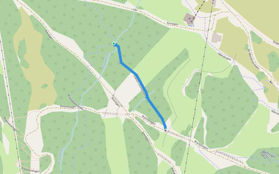 French connection walking route map in Åre