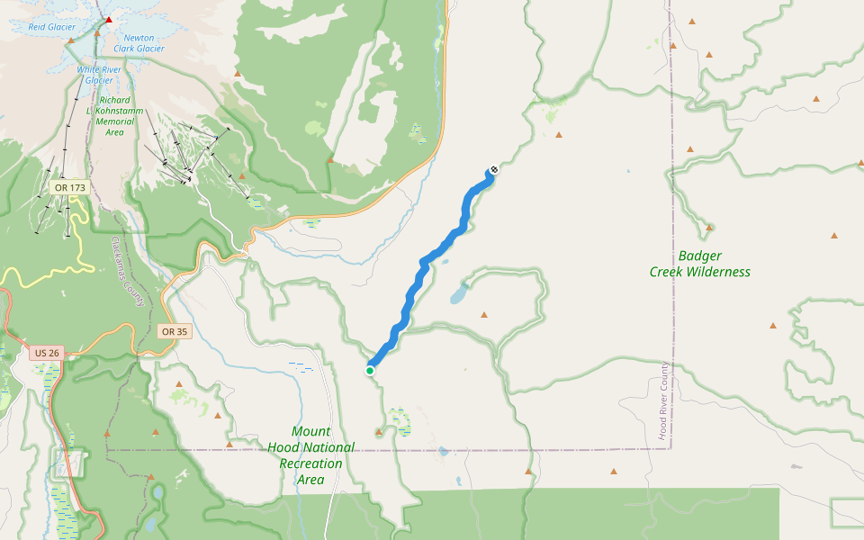 Gunsight Trail 685 Hiking Mount Hood, Oregon Pacer