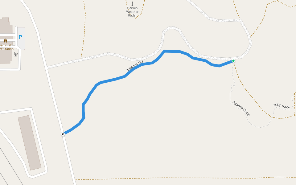 Tetanus DH walking route map in Wishart