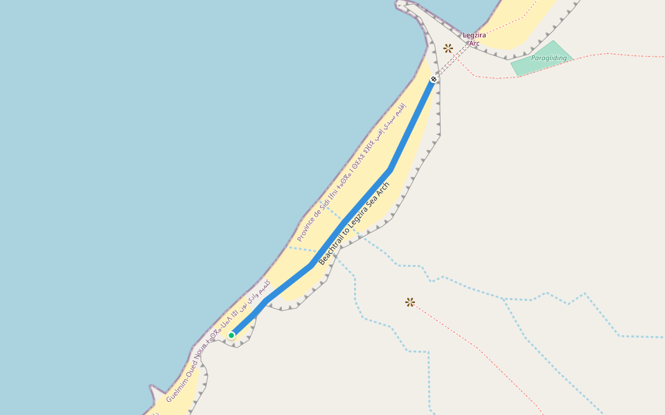 Beachtrail to Legzira Sea Arch