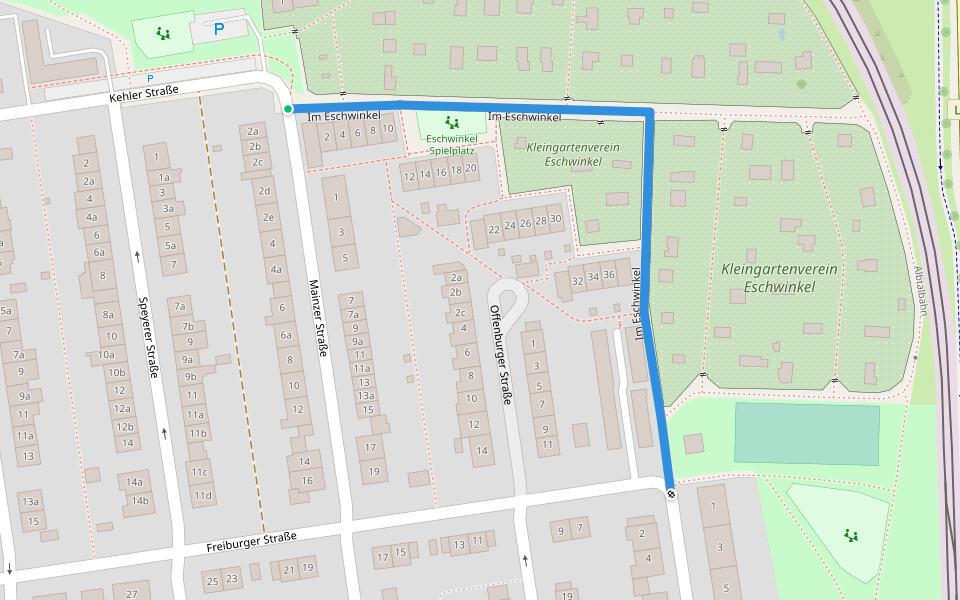 In Eschwinkel Walking And Running Trail Karlsruhe, BadenWürttemberg