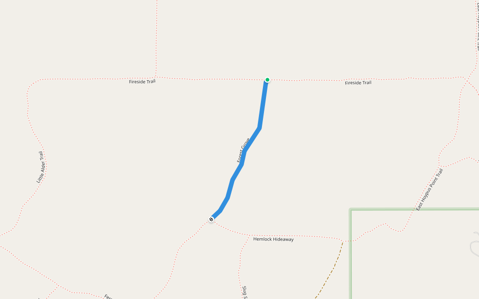 Forest Grove walking route map in Oak Harbor