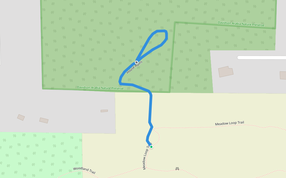 House Ruins Walking And Running Trail Stonecrest, Pacer