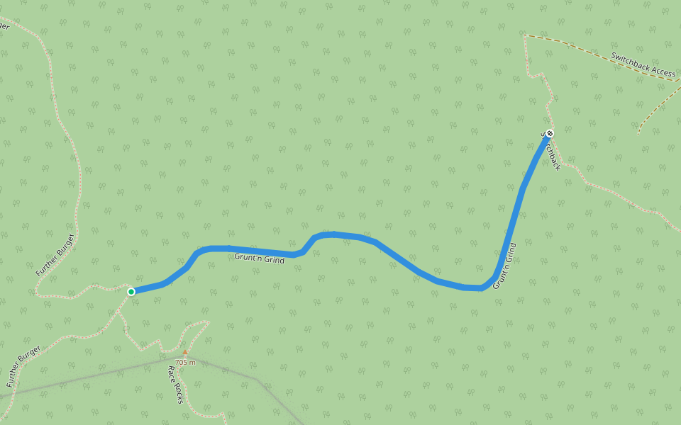 Grunt'n Grind walking route map in Union Bay