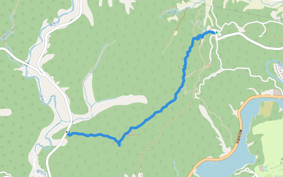 近畿自然歩道 英虞湾一望の横山をたずねるみち walking route map in Shima