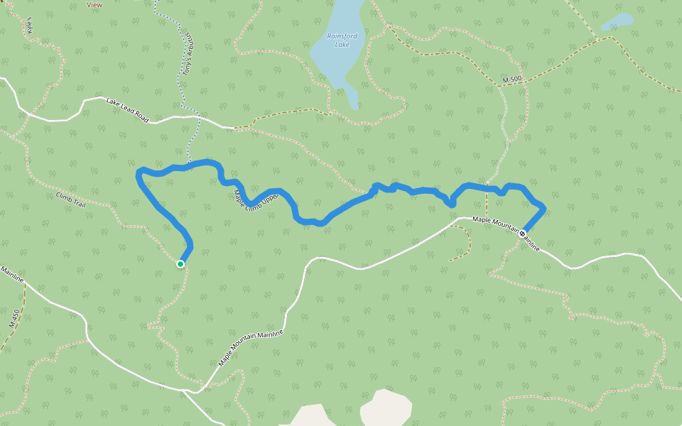 Maple Climb Upper walking map