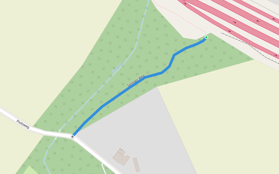 Solingen way in Nordrhein-Westfalen | Walking Map