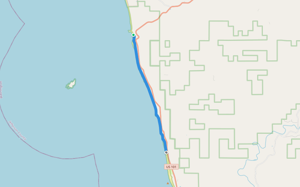 Kalaloch Beaches Hiking Trail Forks, Washington Pacer