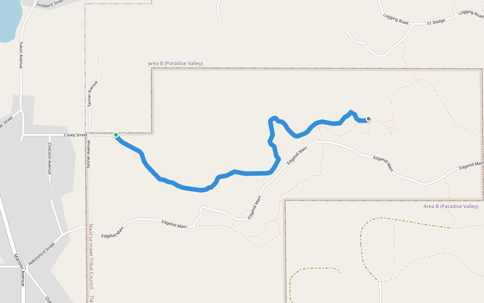 Edgehill Rip Hiking Trail Powell River, British Columbia Pacer